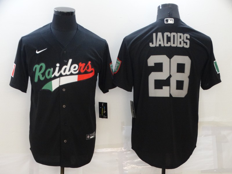 2022 Men Nike NFL Oakland Raiders #28 Jacobs black Vapor Untouchable jerseys->oakland raiders->NFL Jersey